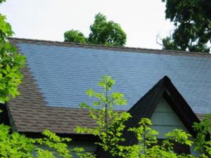 Solar Power Shingle roof-top installation